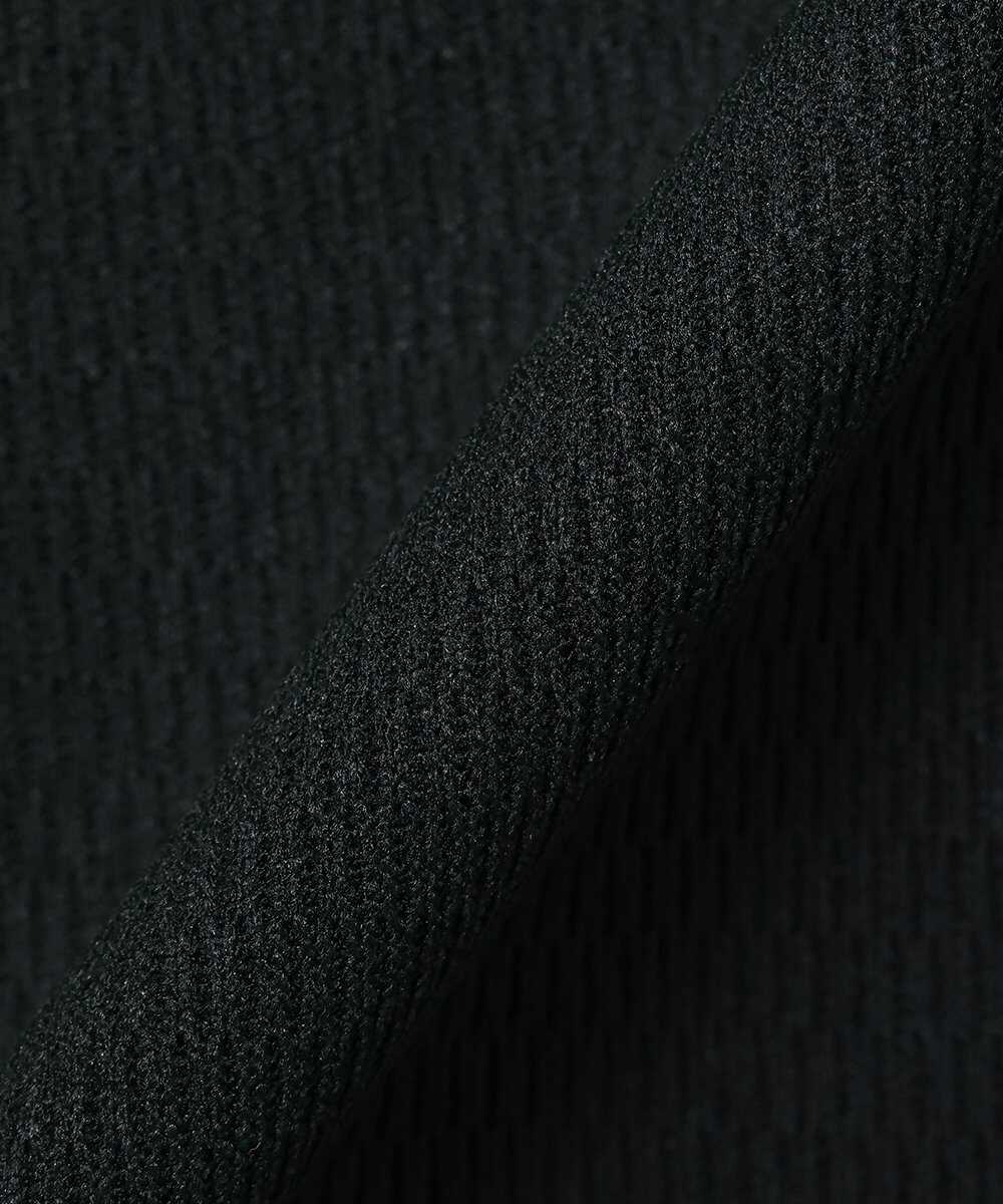“エアフレックス”ハニカムヘンリーネック ロングスーブTシャツ