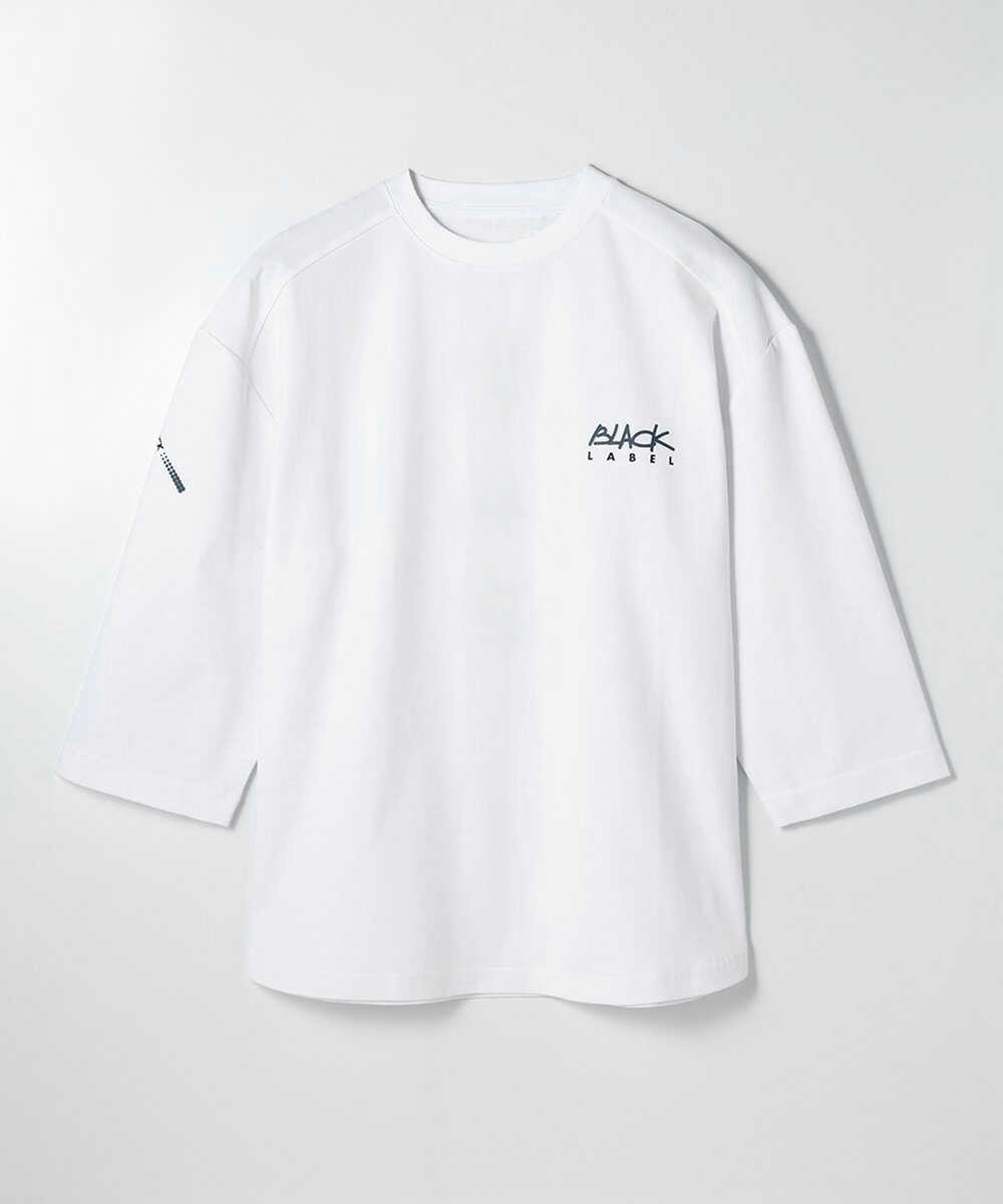 【ブラックレーベル】“ソロナ”ポンチ 7分袖Tシャツ