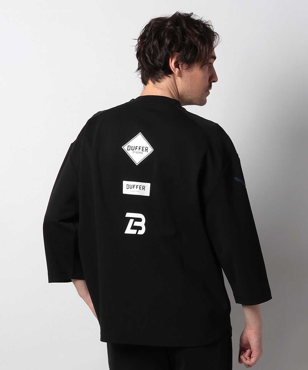 【ブラックレーベル】“ソロナ”ポンチ 7分袖Tシャツ
