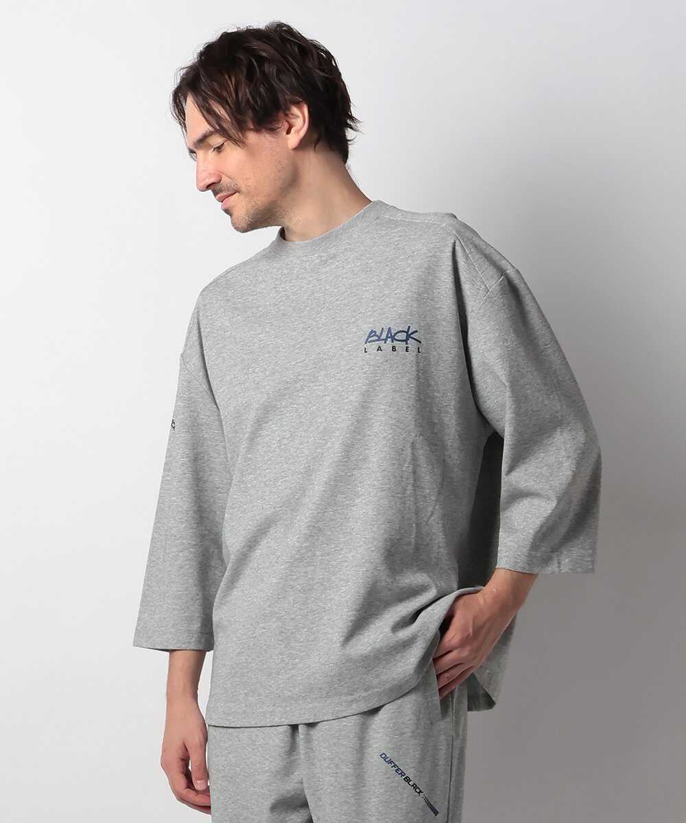 【ブラックレーベル】“ソロナ”ポンチ 7分袖Tシャツ