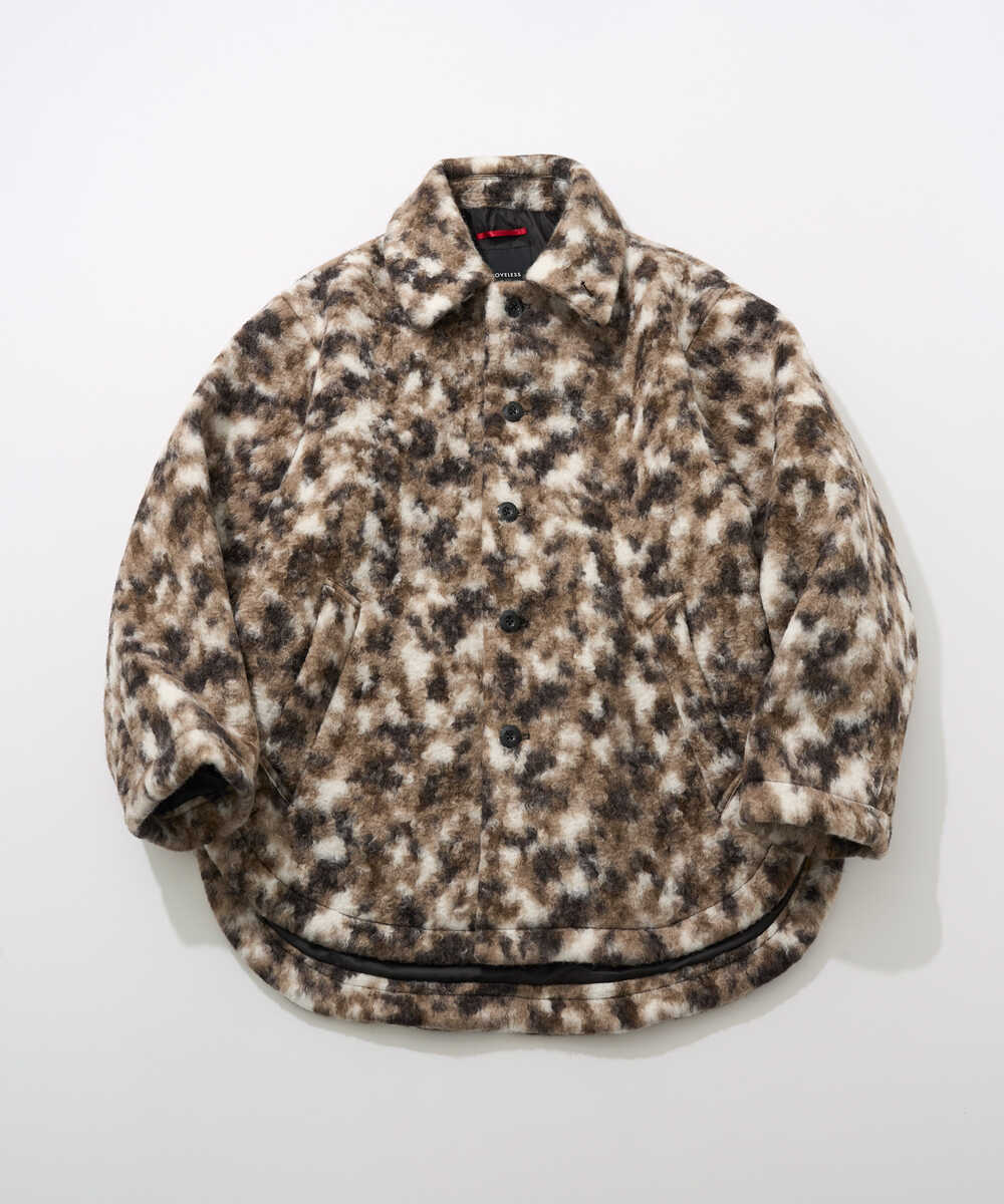 別注先行 ブラッシュド ループ ボアブルゾン