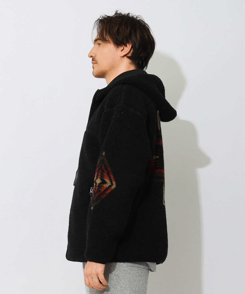 ボアフリースジップブルゾン