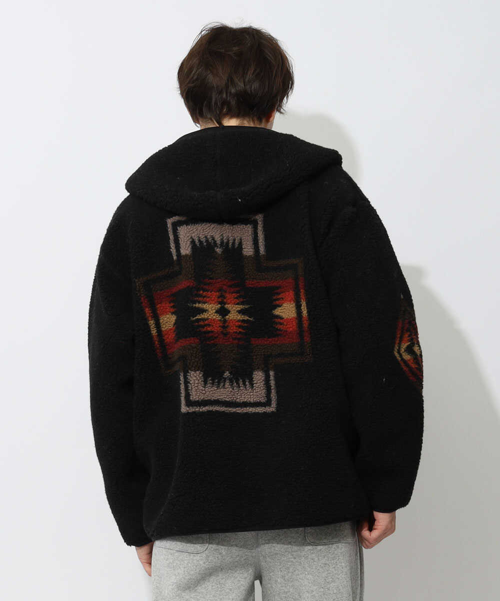 ボアフリースジップブルゾン