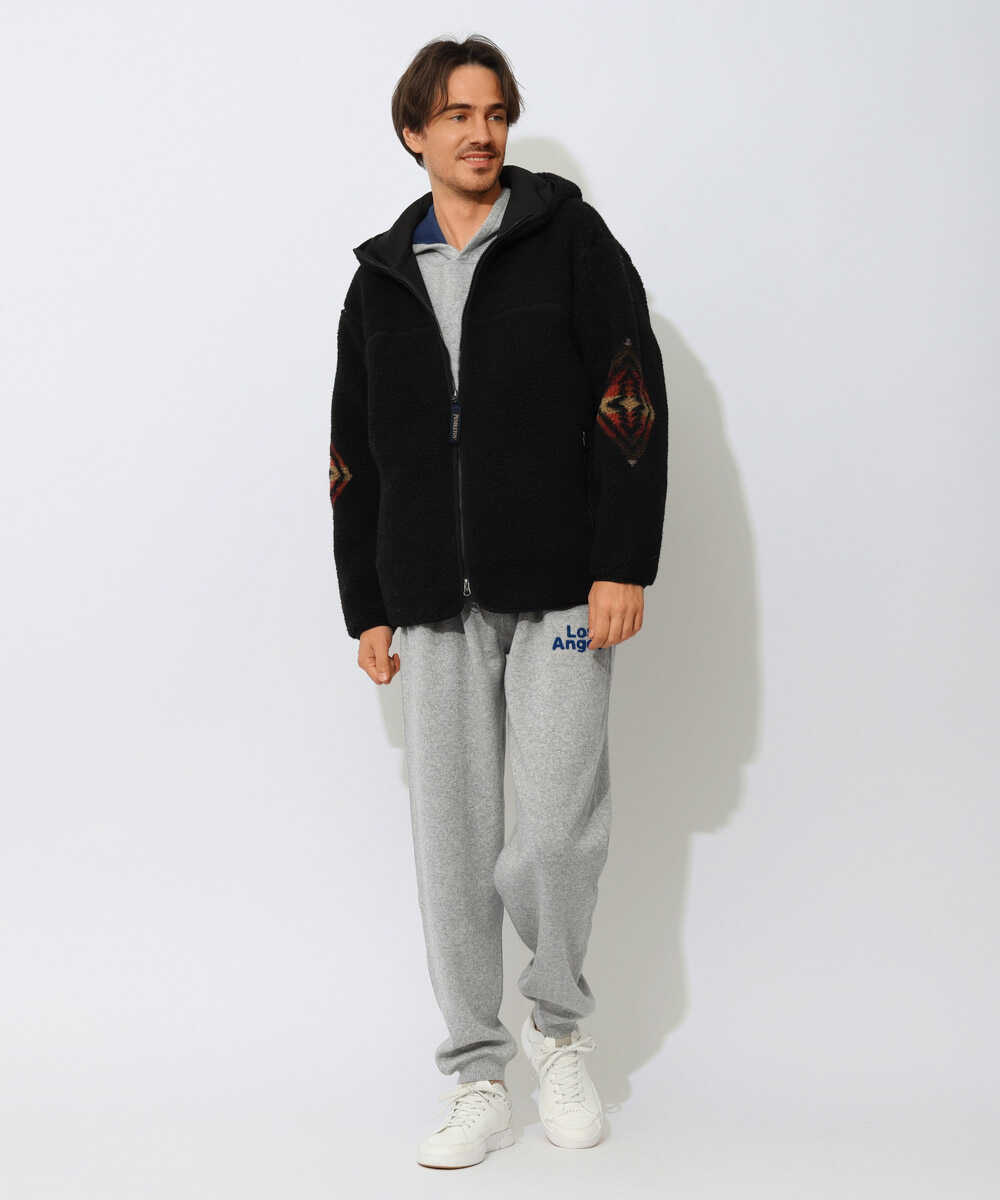 ボアフリースジップブルゾン