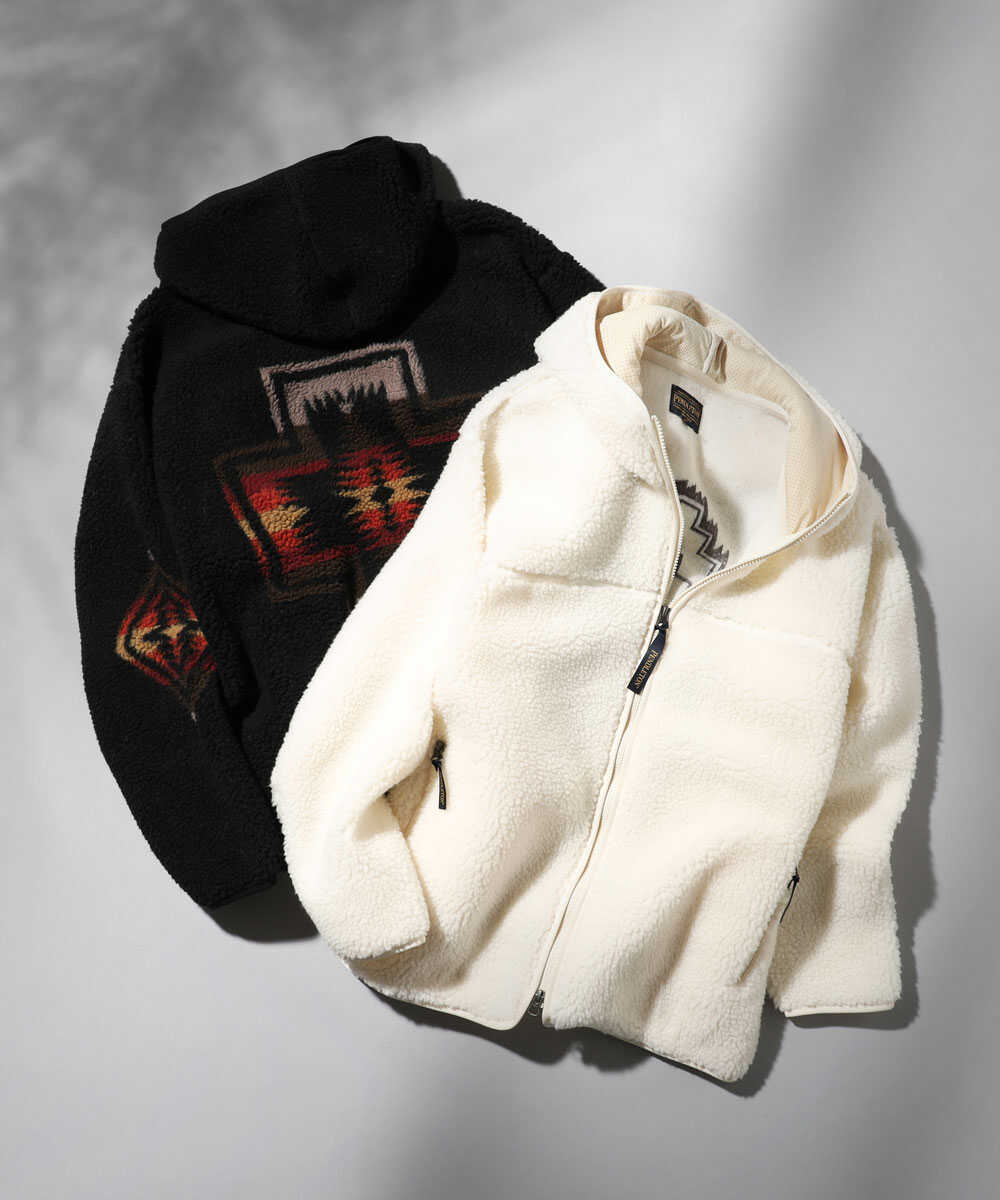 ボアフリースジップブルゾン