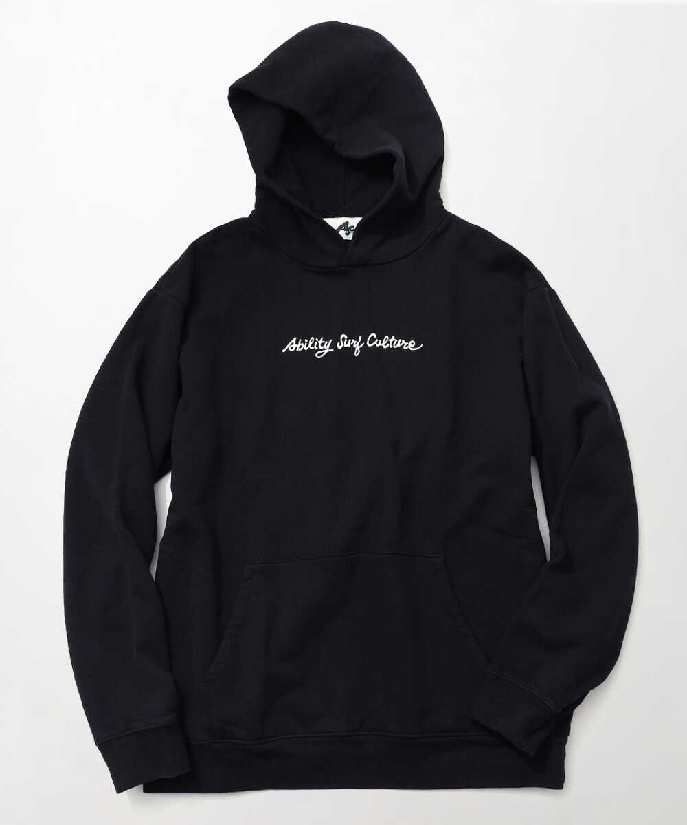 ロゴ プルオーバーパーカ