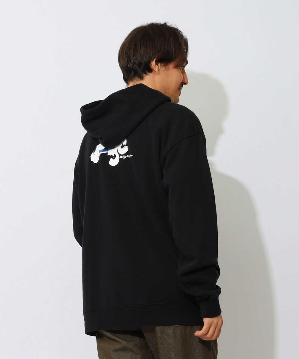 ロゴ プルオーバーパーカ