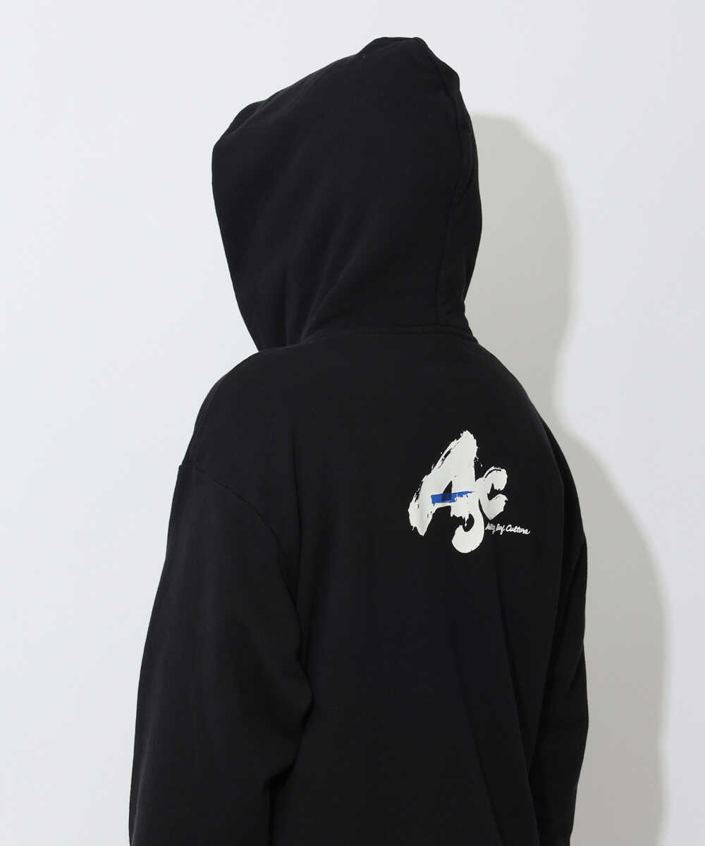 ロゴ プルオーバーパーカ