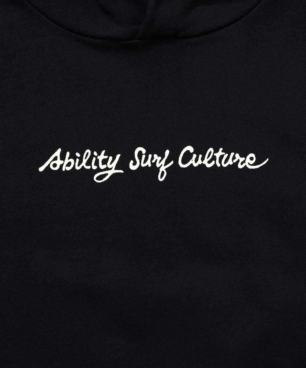 ロゴ プルオーバーパーカ