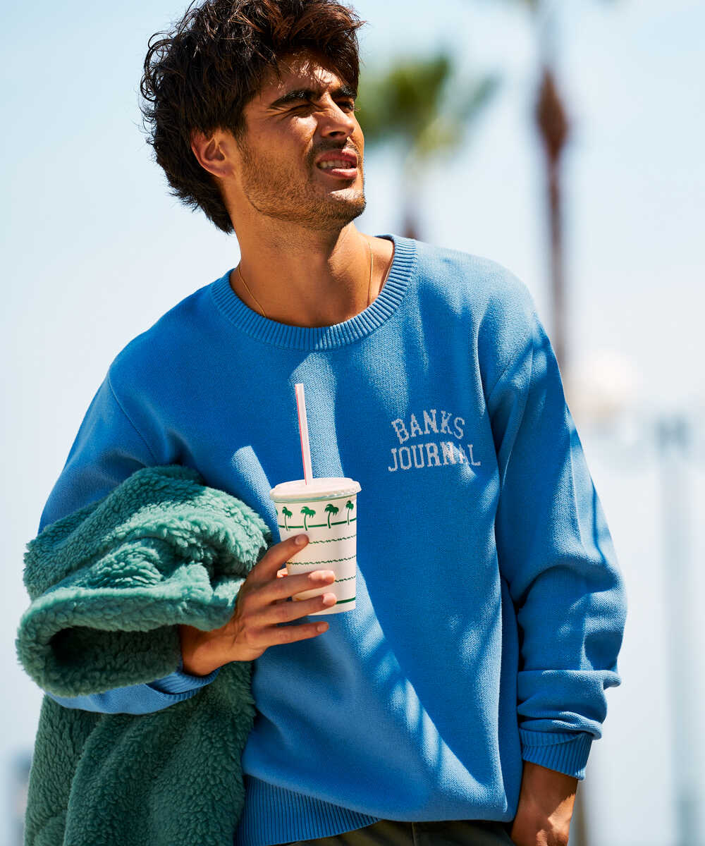 別注限定 バッグロゴ コットンニット