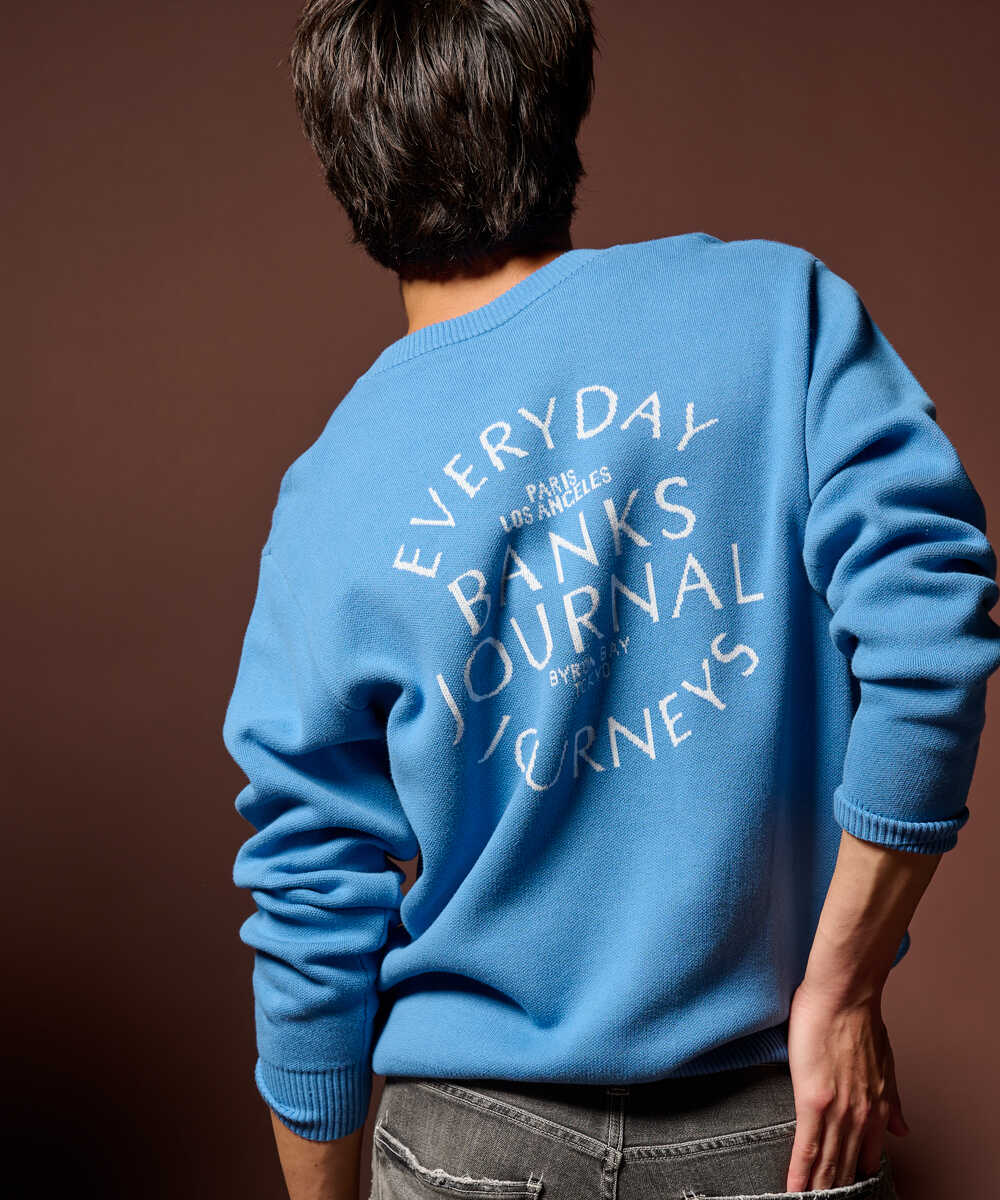 別注限定 バッグロゴ コットンニット