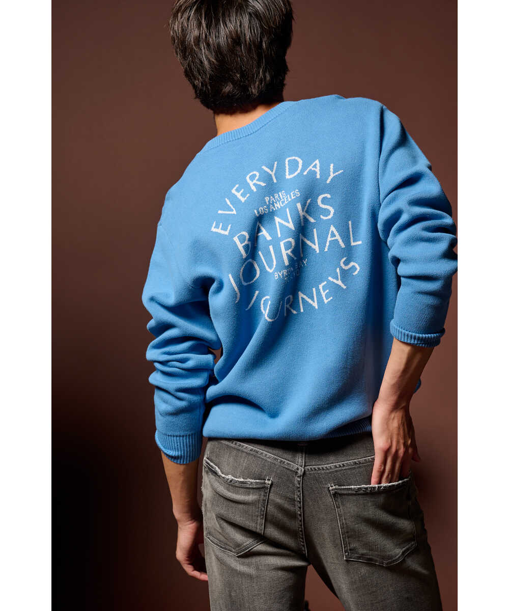 別注限定 バッグロゴ コットンニット