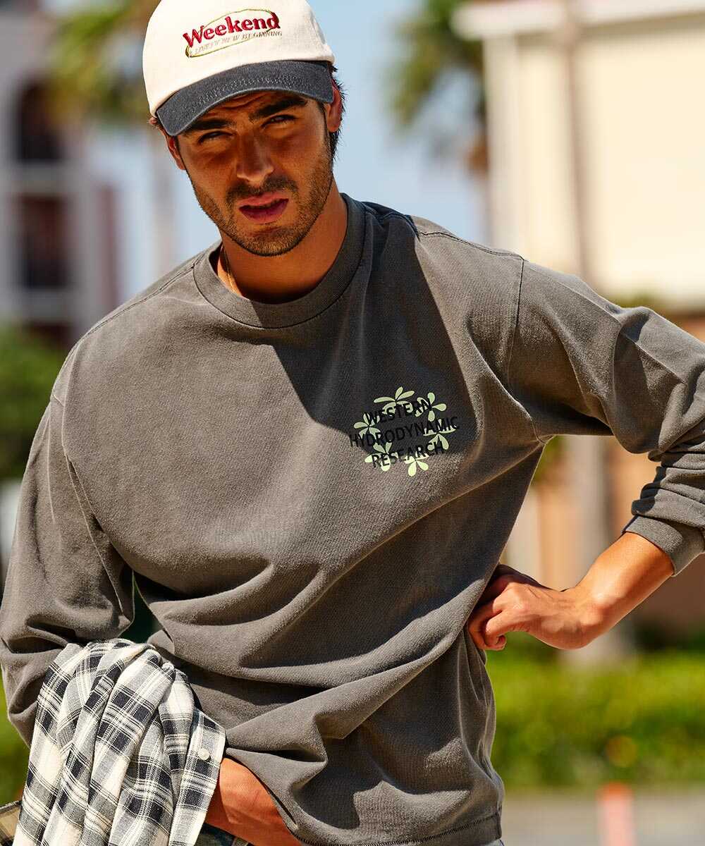 別注限定 プルメリアロゴ ロンT