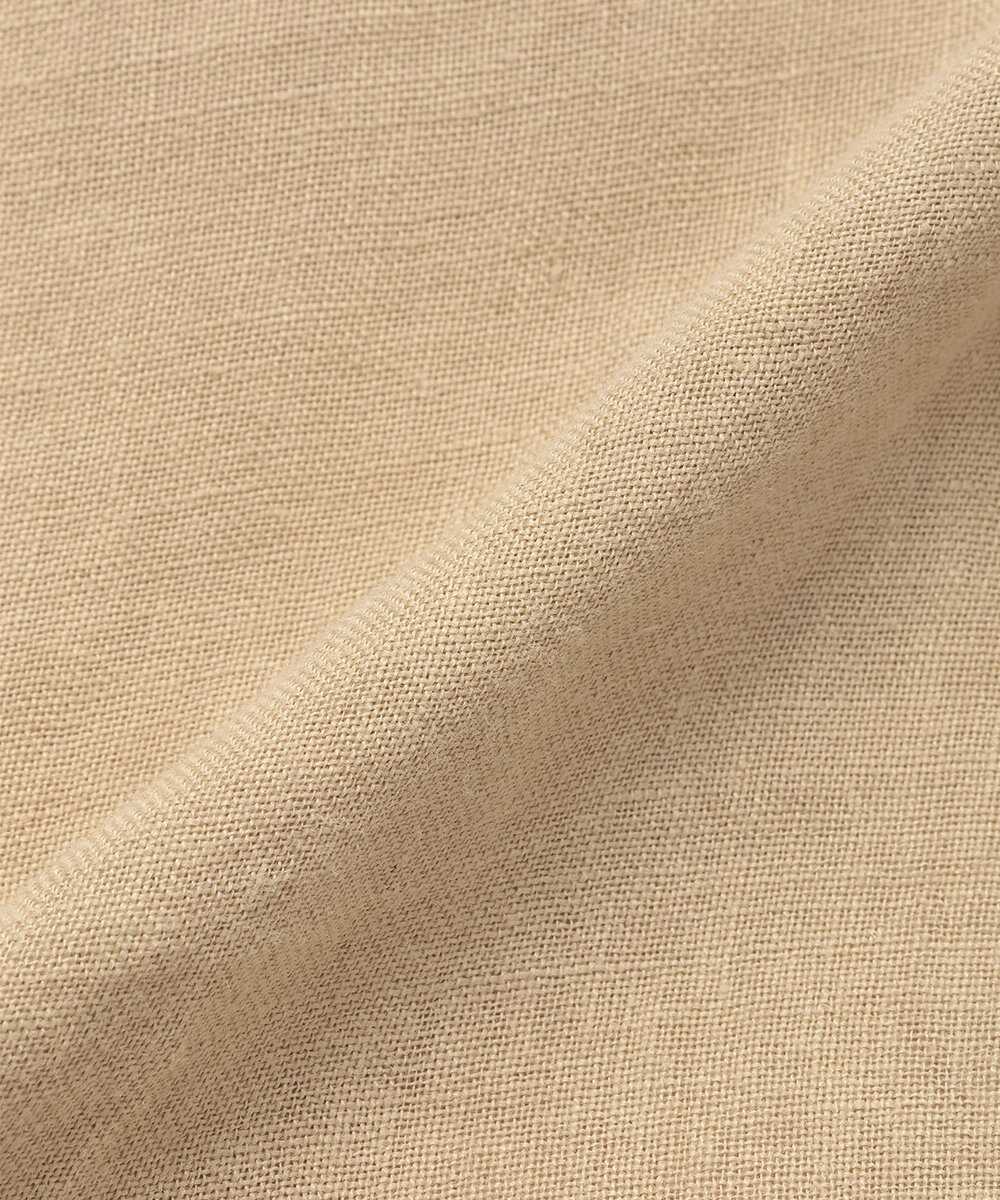 ガーメントダイ ピュアリネン サファリジャケット