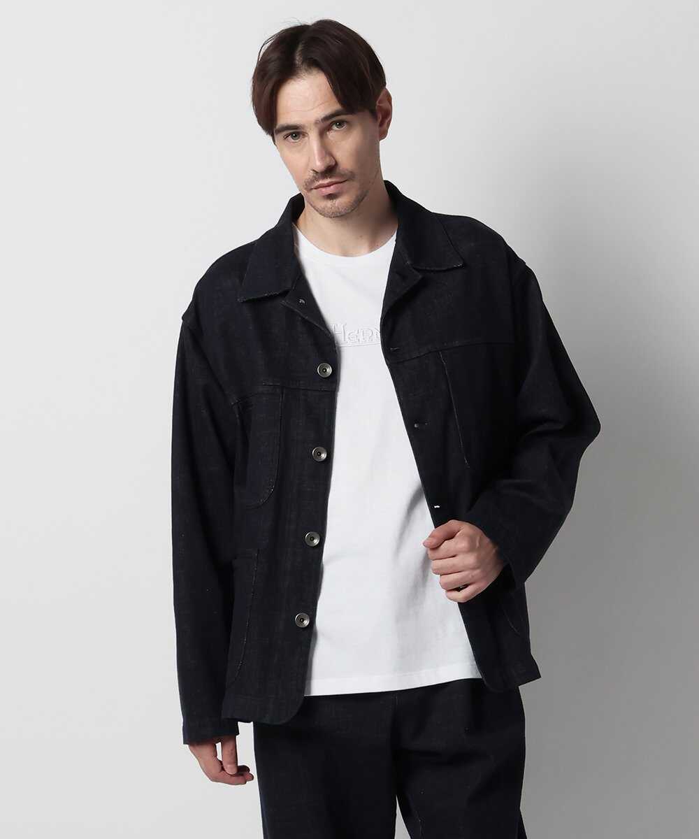 ストレッチデニムカバーオール