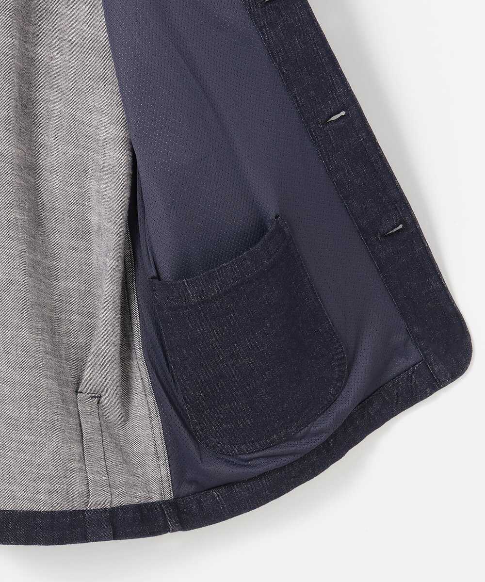 ストレッチデニムカバーオール