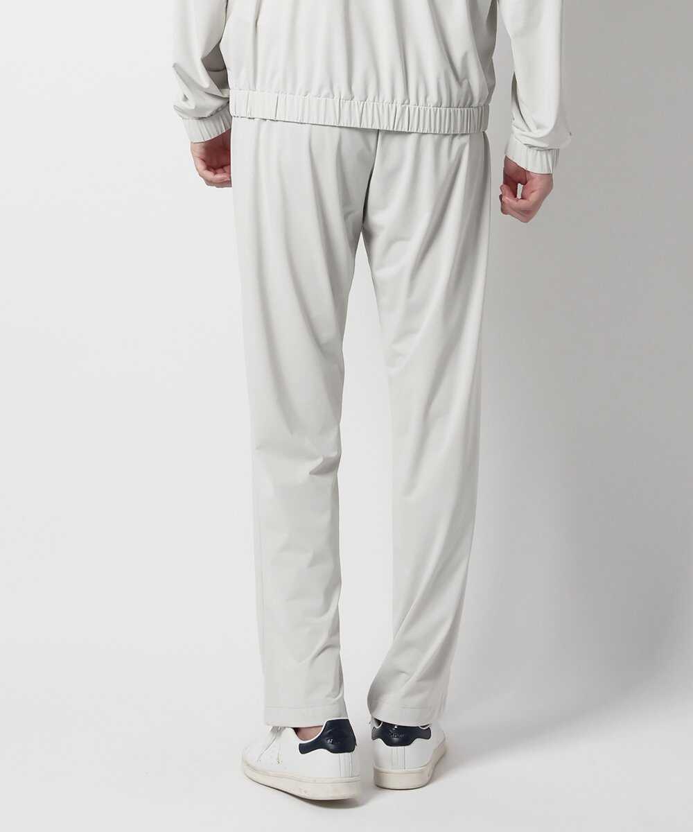 ナイロンジャージー ワンプリーツテイパードイージーパンツ