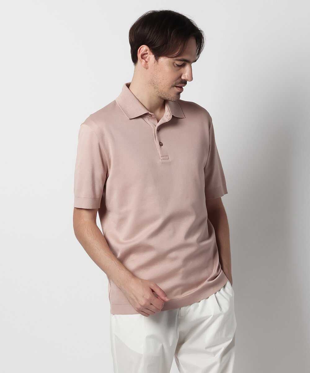 ニットライク ジャージーポロシャツ