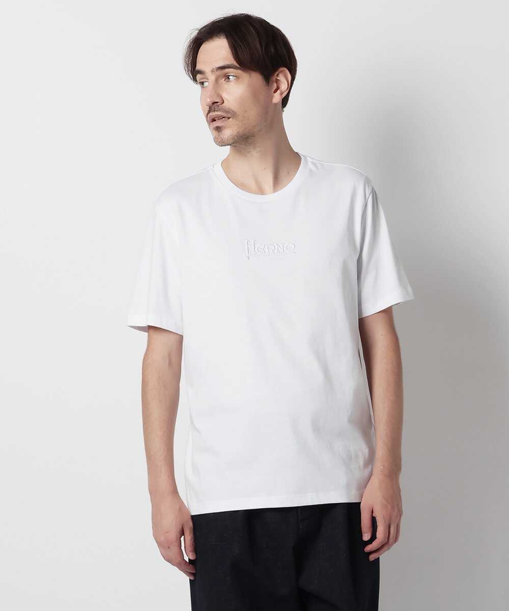 ロゴ刺繍Tシャツ