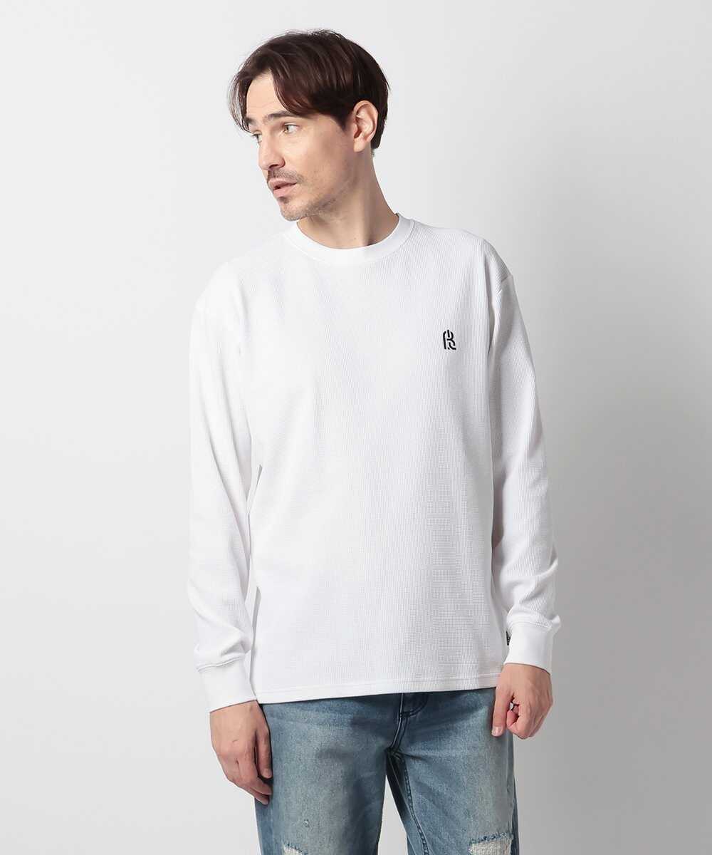 【ブラックレーベル】“ソロナ”ワッフル ロングスリーブTシャツ