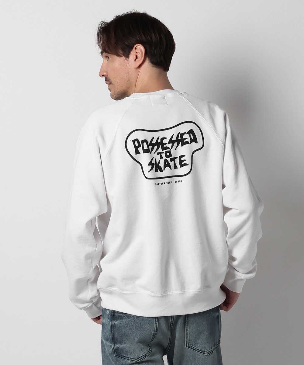 バックプリントスウェットシャツ