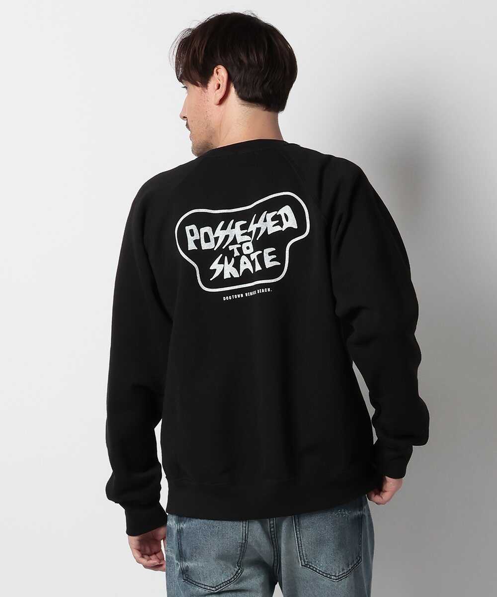 バックプリントスウェットシャツ