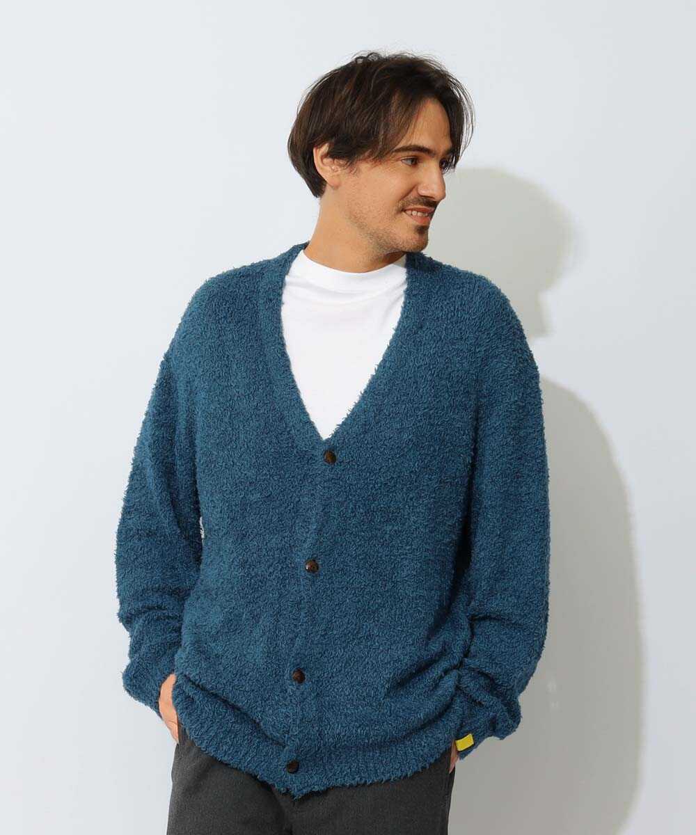 フリースカーディガン