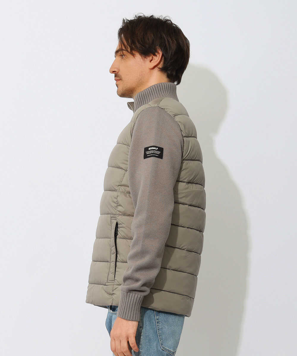 別注先行 DENALI/デナリ ニット袖切り替えジャケット