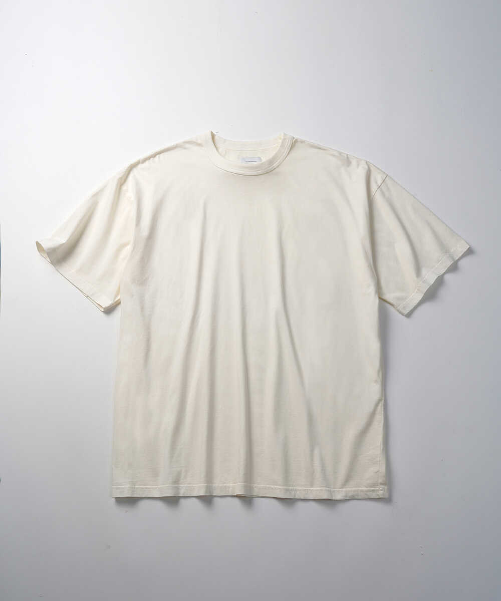 スビンコットン ハイゲージ編みTシャツ