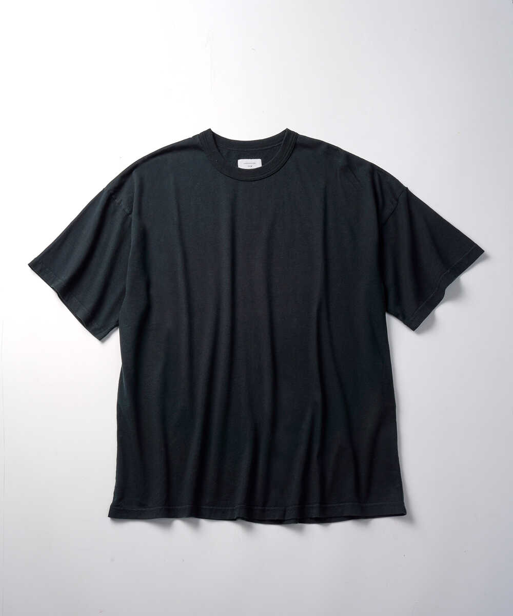 スビンコットン ハイゲージ編みTシャツ