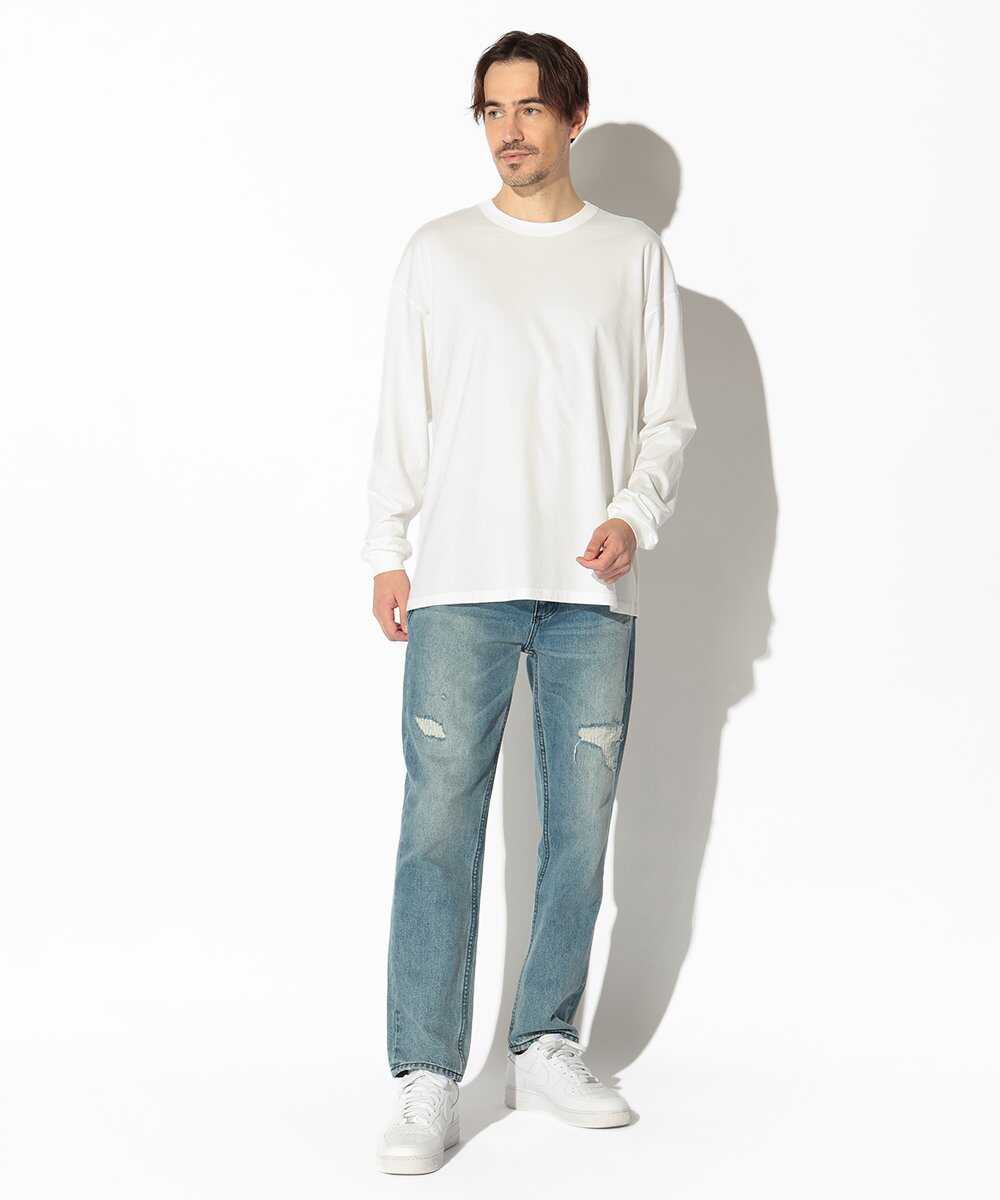 スビンコットン ハイゲージ編みロンT