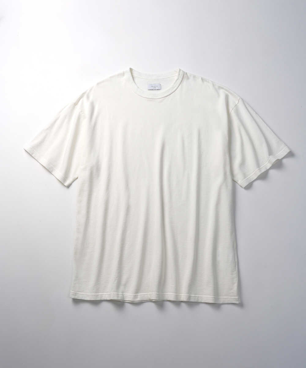 コットンパイルTシャツ
