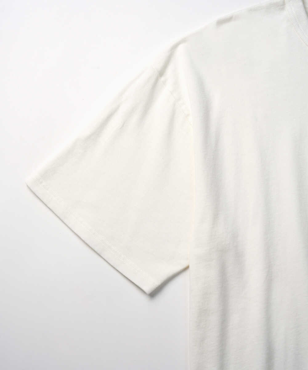 コットンパイルTシャツ