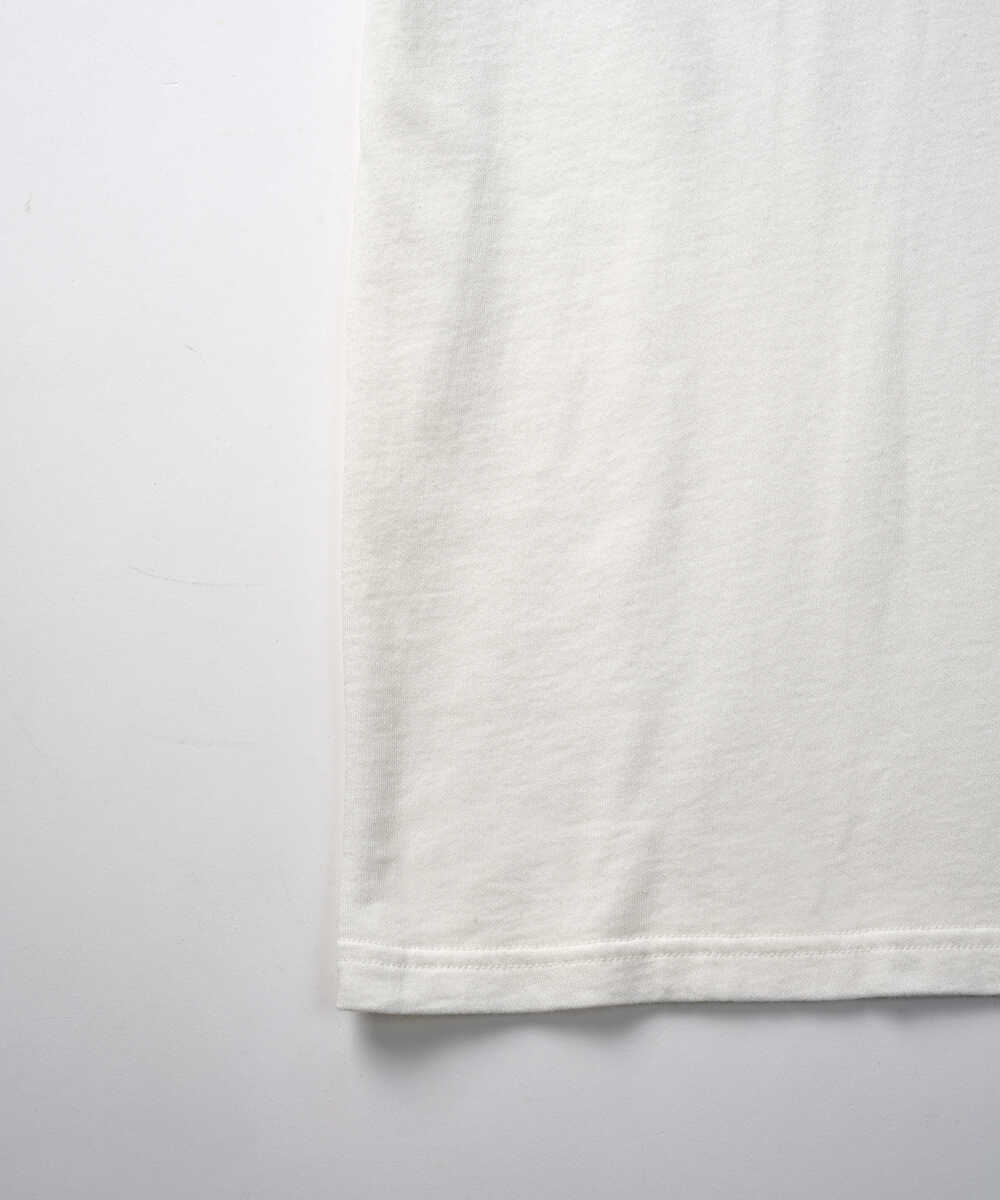 コットンパイルTシャツ