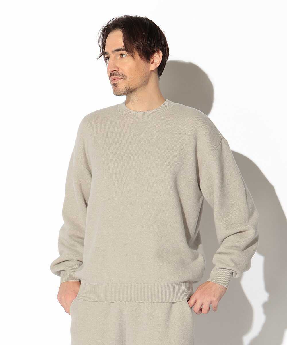 ウールテリー ふっくらニット