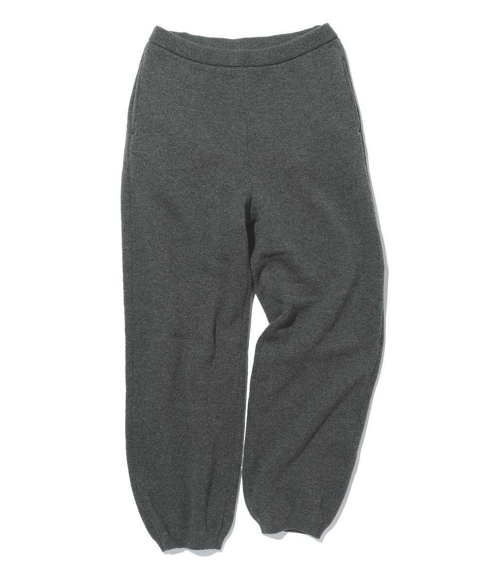 ウールテリー ニットパンツ