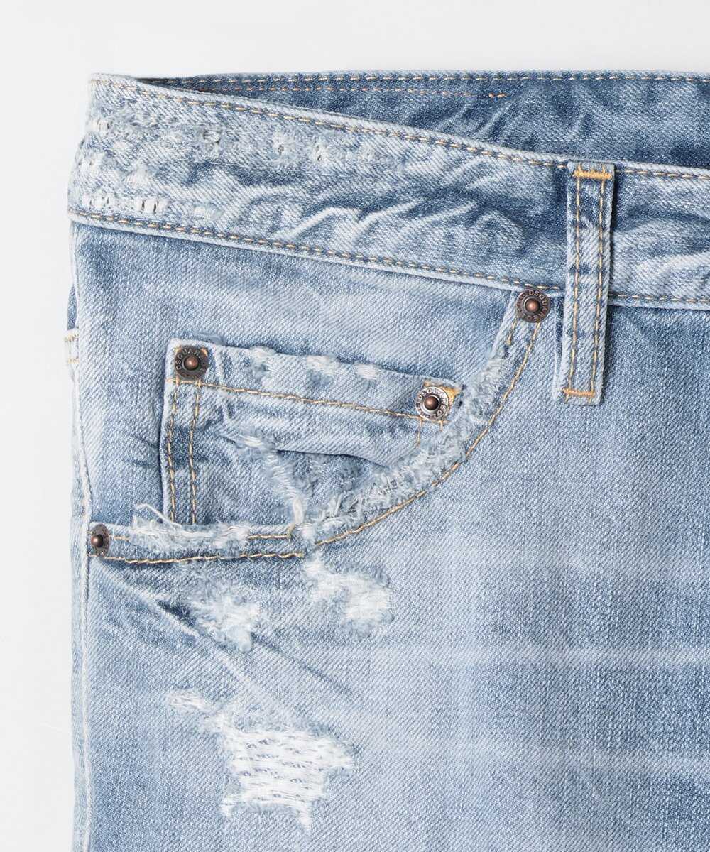 “クールガイ”リペア加工 デニムパンツ