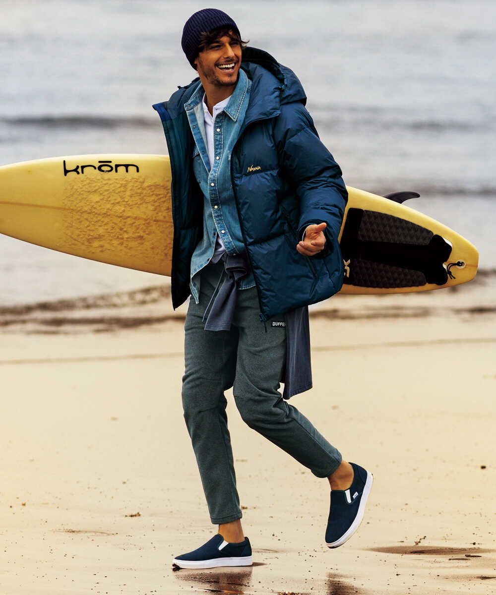 NANGA×DUFFER オーロラテックス ダウンフーディ