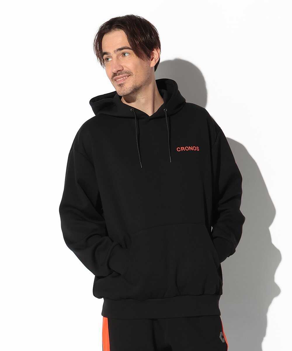 ロゴ プルオーバーパーカ