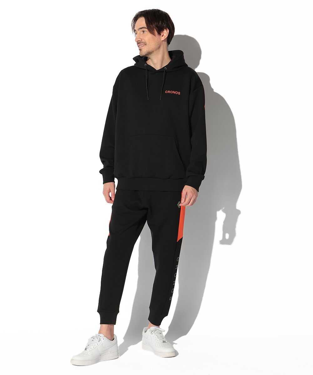 ロゴ プルオーバーパーカ