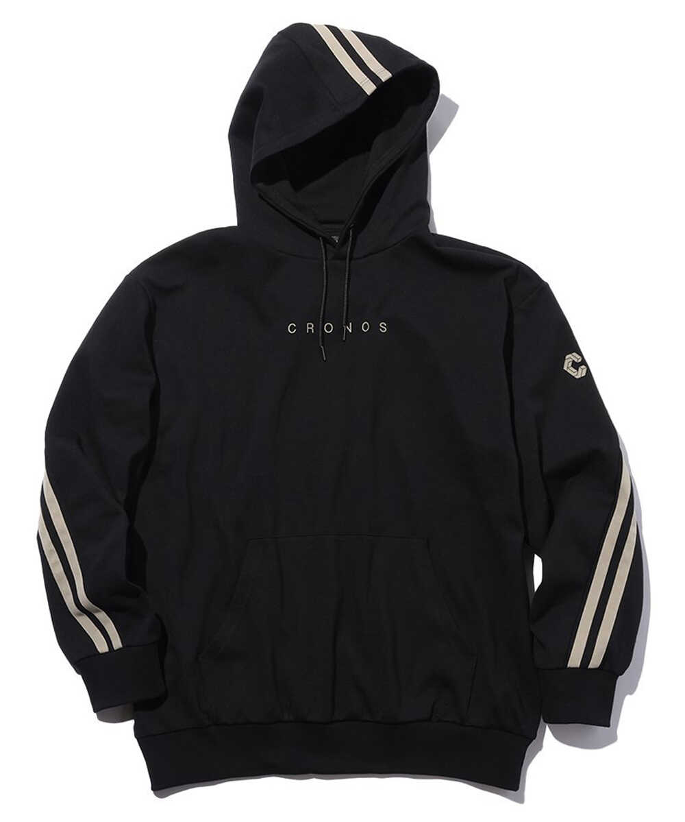 ツインストライプ プルオーバーパーカ