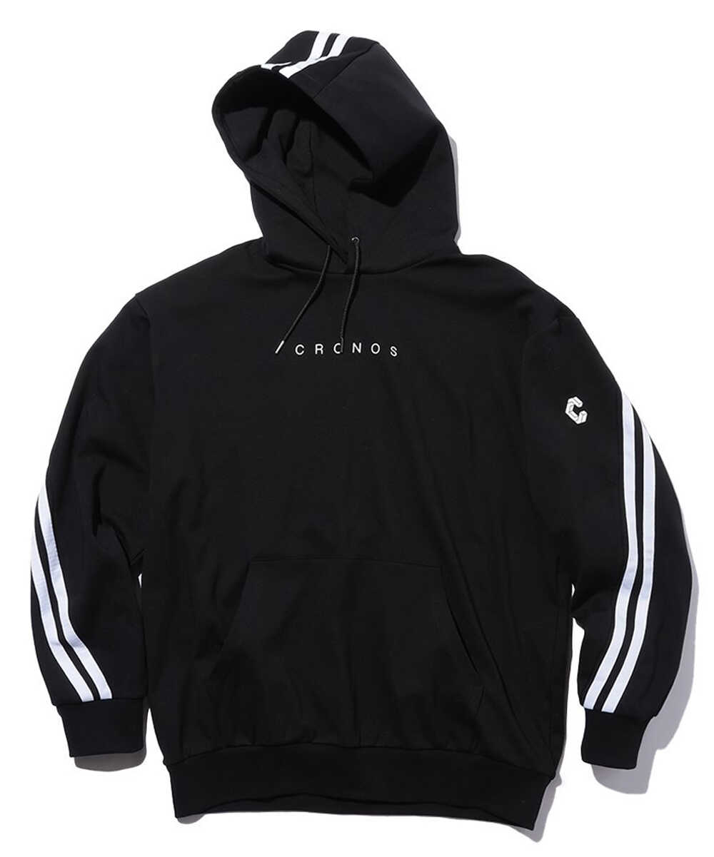 ツインストライプ プルオーバーパーカ