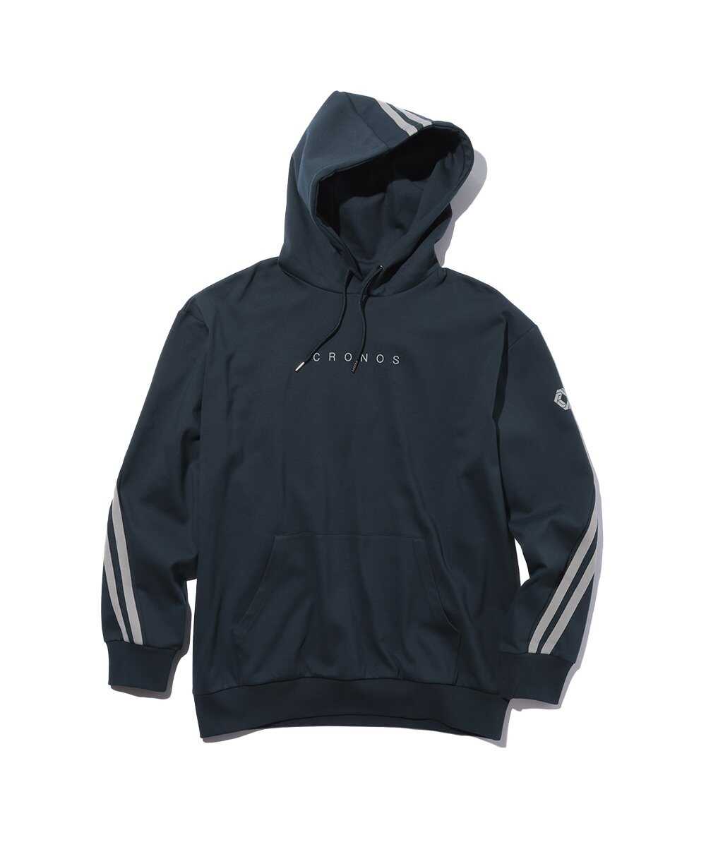 ツインストライプ プルオーバーパーカ