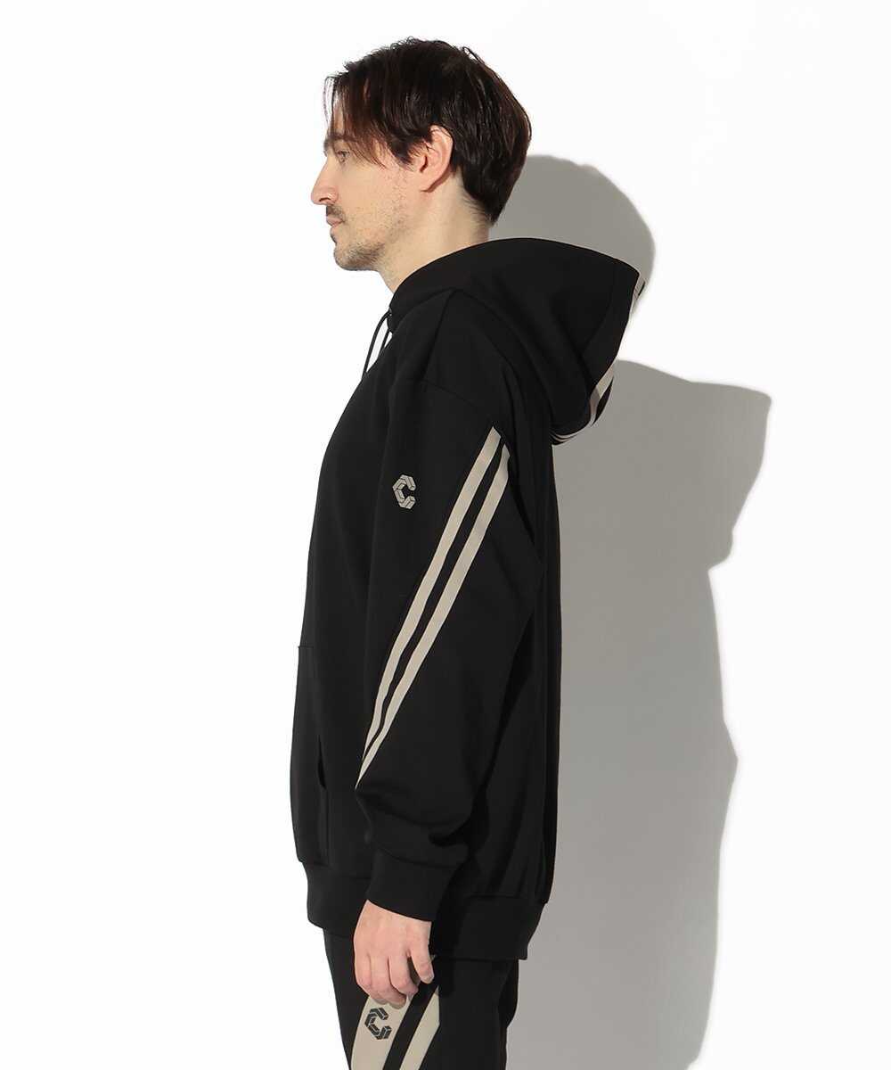 ツインストライプ プルオーバーパーカ