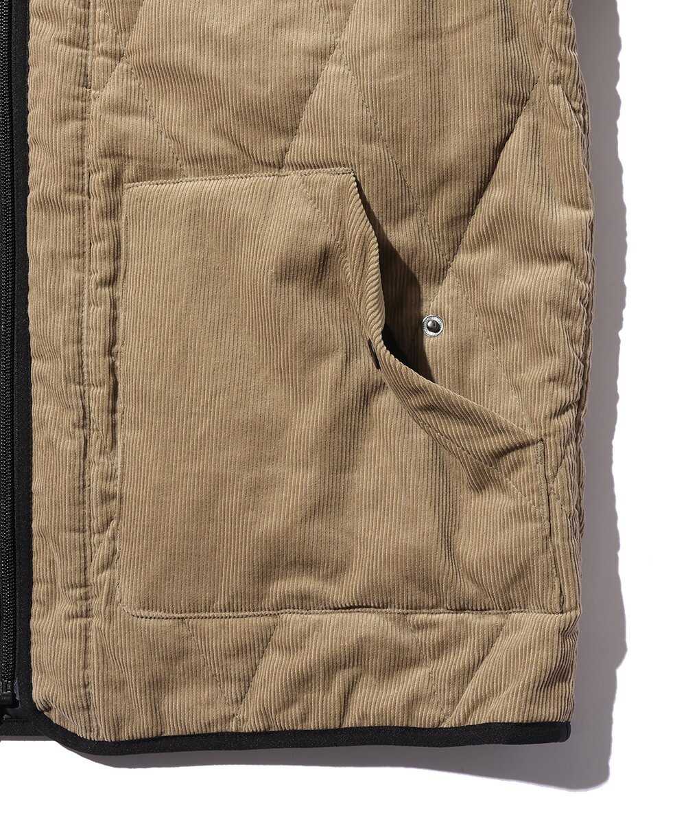 撥水コーデュロイ素材 “COLD WIND”フルジップジャケット