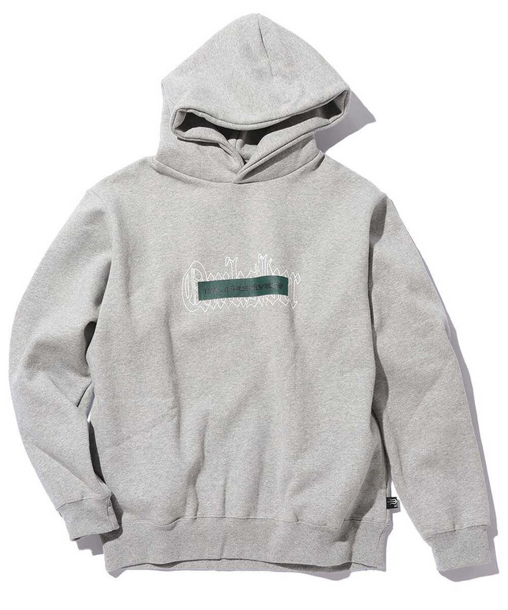 ロゴ入り 裏起毛スウェットパーカ