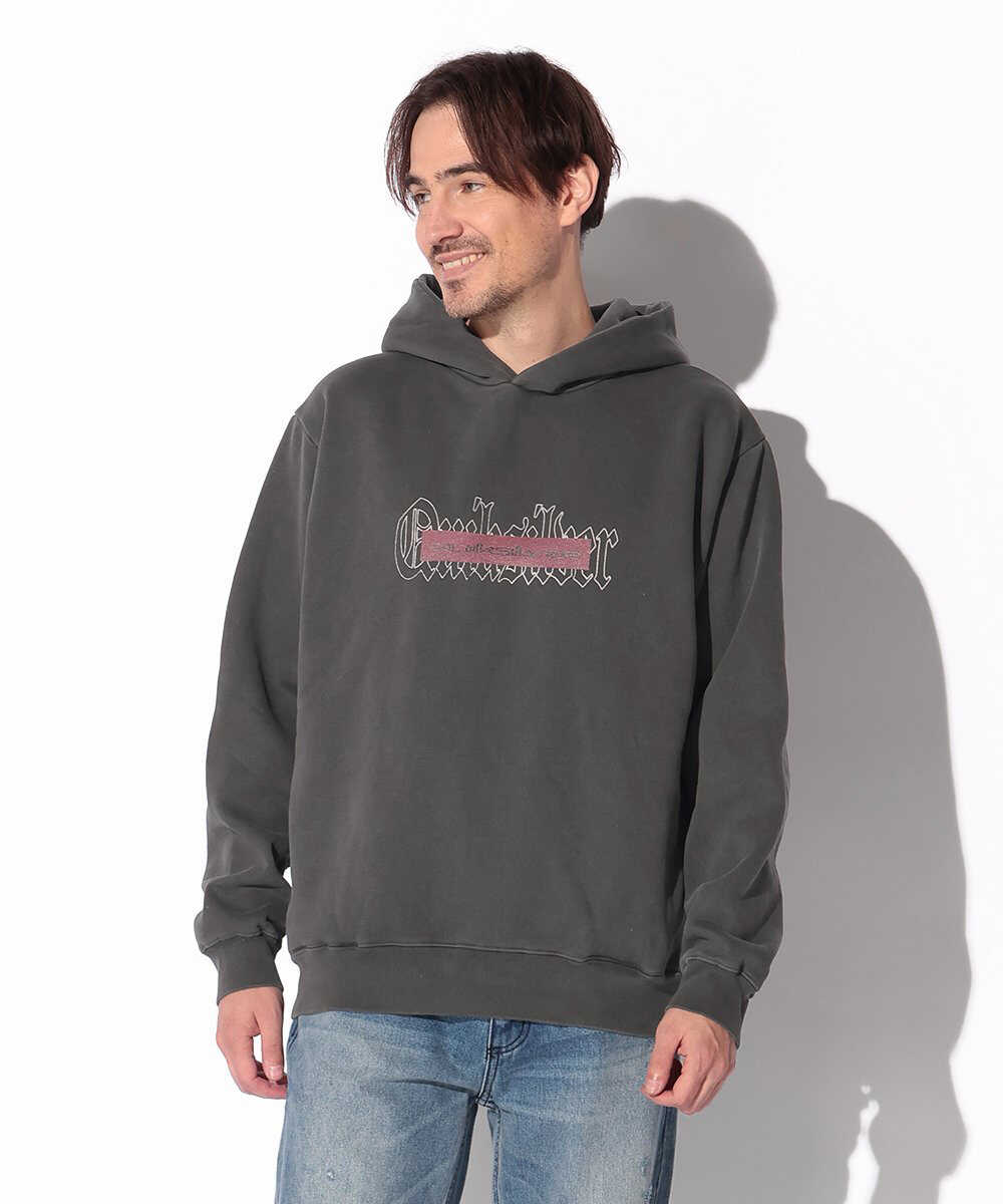 ロゴ入り 裏起毛スウェットパーカ