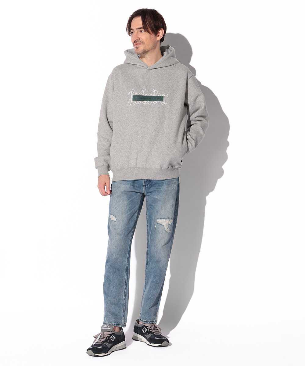 ロゴ入り 裏起毛スウェットパーカ