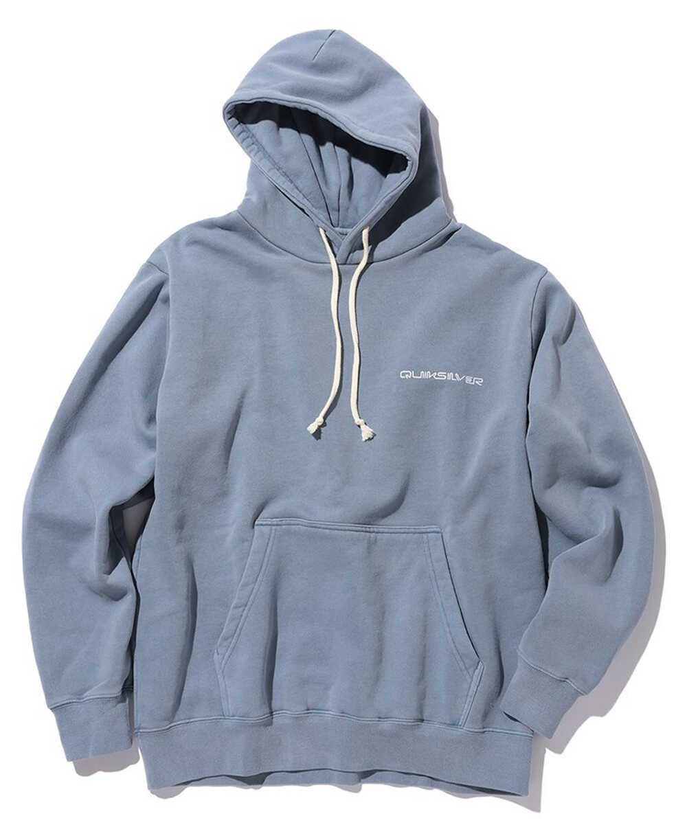 グラフィックプリント入り 裏起毛スウェットパーカ