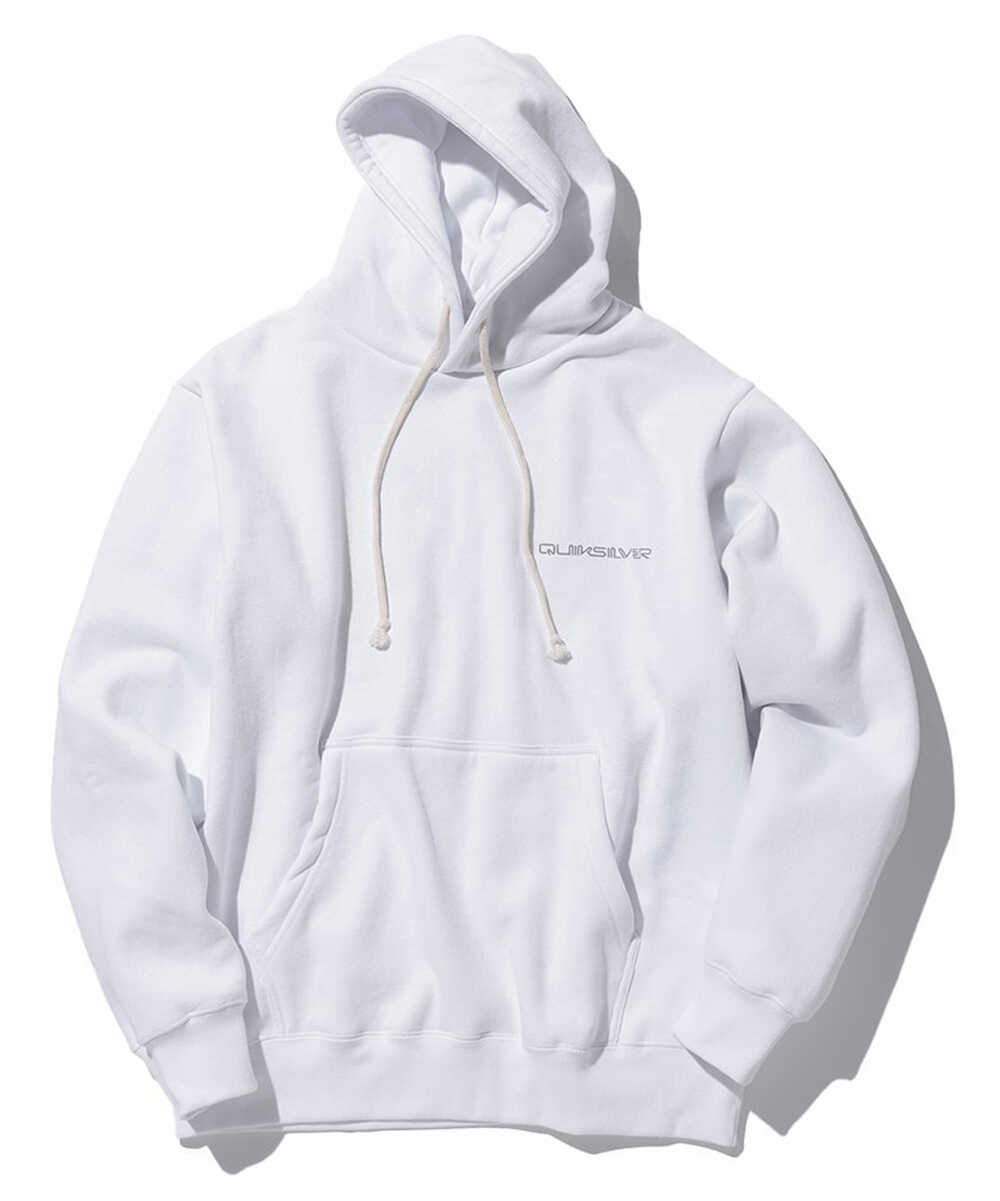 グラフィックプリント入り 裏起毛スウェットパーカ